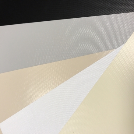 Black-out vinílico (Blanco - Gris - Beige - Crema - Negro - Una cara negra una Blanca)